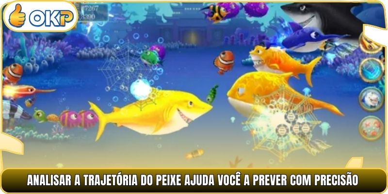 Analisar a trajetória do peixe ajuda você a prever com precisão