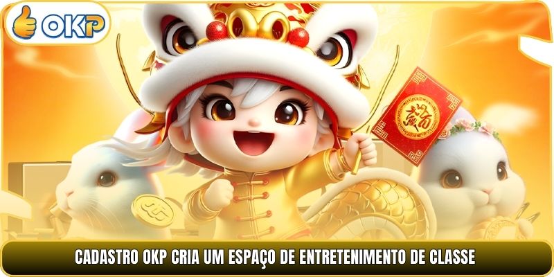 Cadastro OKP cria um espaço de entretenimento de classe