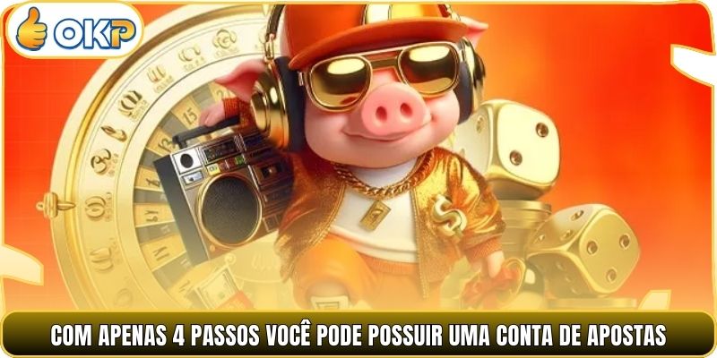 Com apenas 4 passos você pode possuir uma conta de apostas