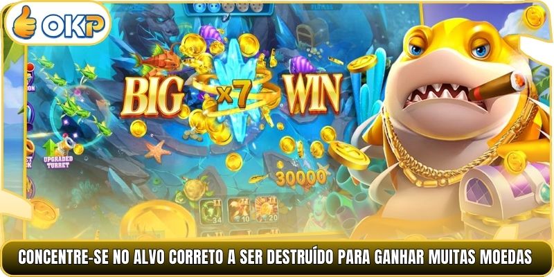 Concentre-se no alvo correto a ser destruído para ganhar muitas moedas