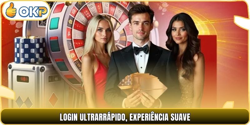 Login ultrarrápido, experiência suave