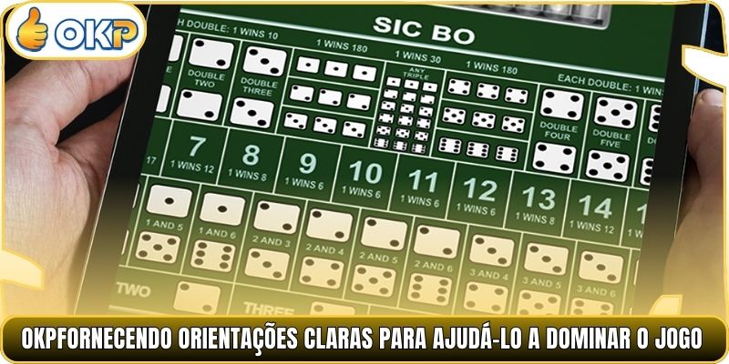 OKPFornecendo orientações claras para ajudá-lo a dominar o jogo.